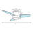 52" Low Profile III Plus 5 - Blade Flush Mount Ceiling Fan with Pull Chain and Light Kit Included-12031340