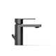 Parallel Single Hole Bathroom Faucet with Drain Assembly