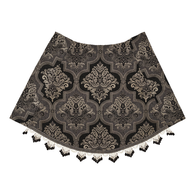 Windham Window Waterfall Valance, Black