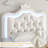 Largent Leather Upholstered Storage Bed with LED Lights and Crown Headboard, Kids Beds-8769285-8769281