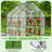 Metal-Framed PE-Covered Mini Walk-In Greenhouse With 4 Shelves-114486693-114486692