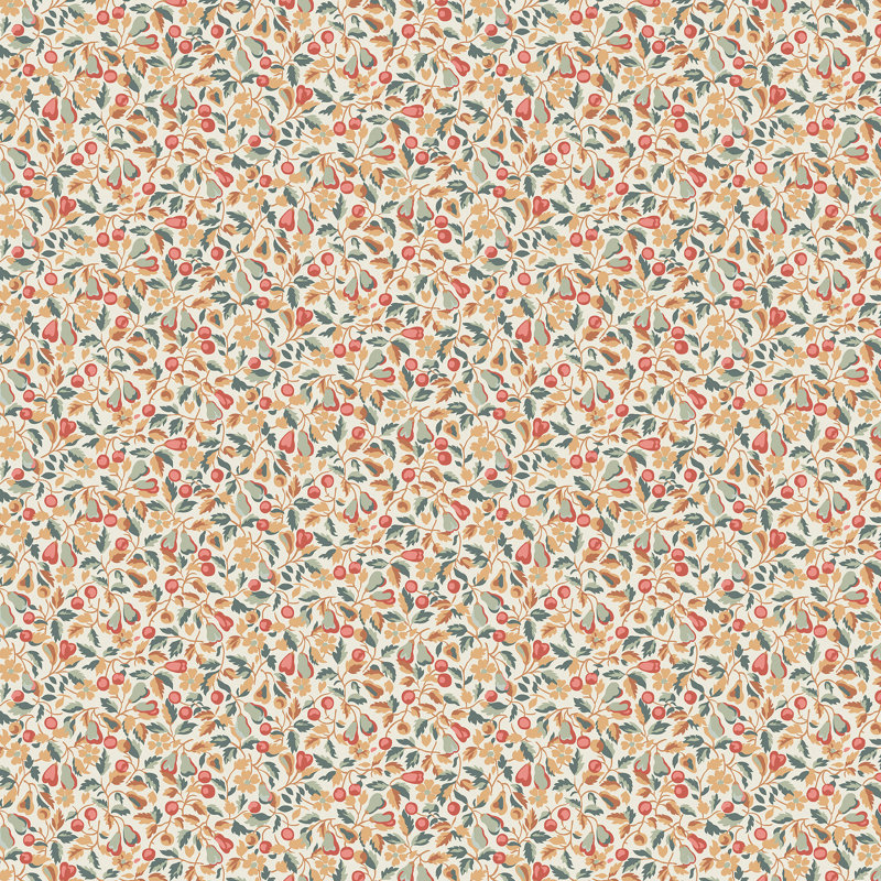 Laura Ashley Devrons Grove Terracotta Wallpaper