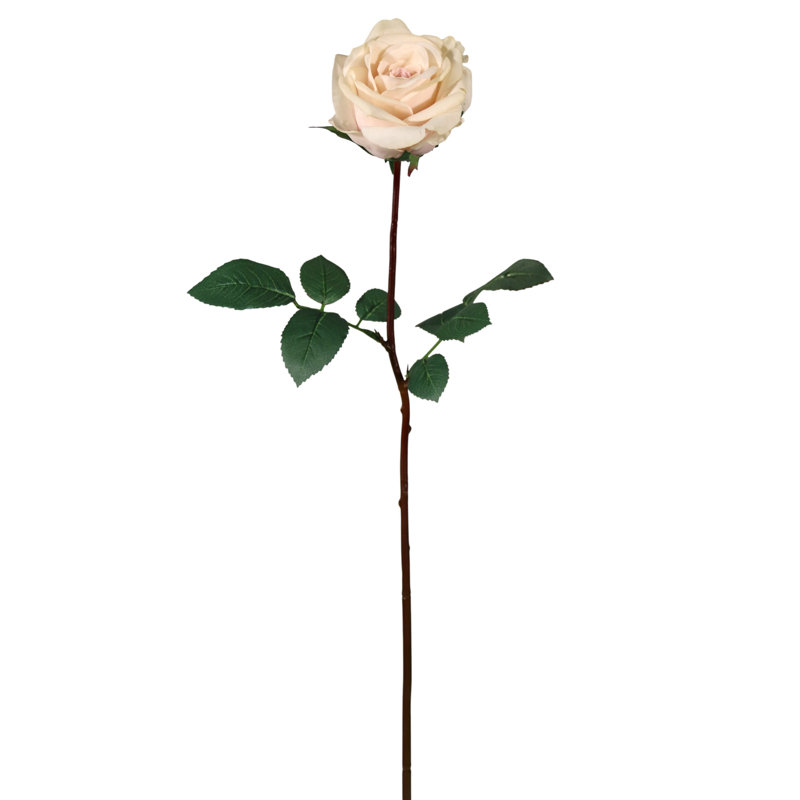 4pc 27” Real Touch Pink Rose – 4” Diameter Artificial Flowers