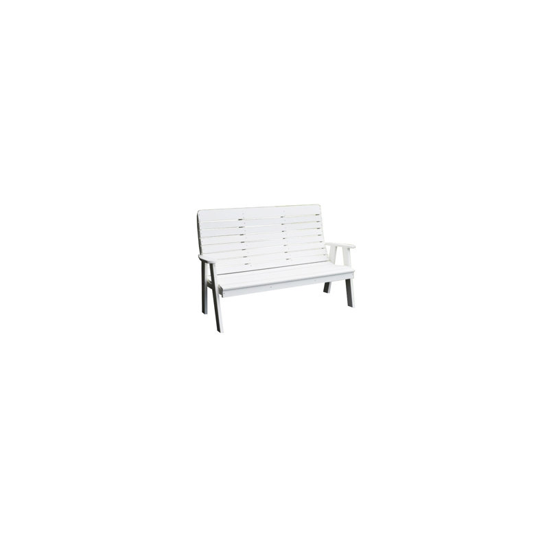 Banc de jardin 4 'Winston, Blanc