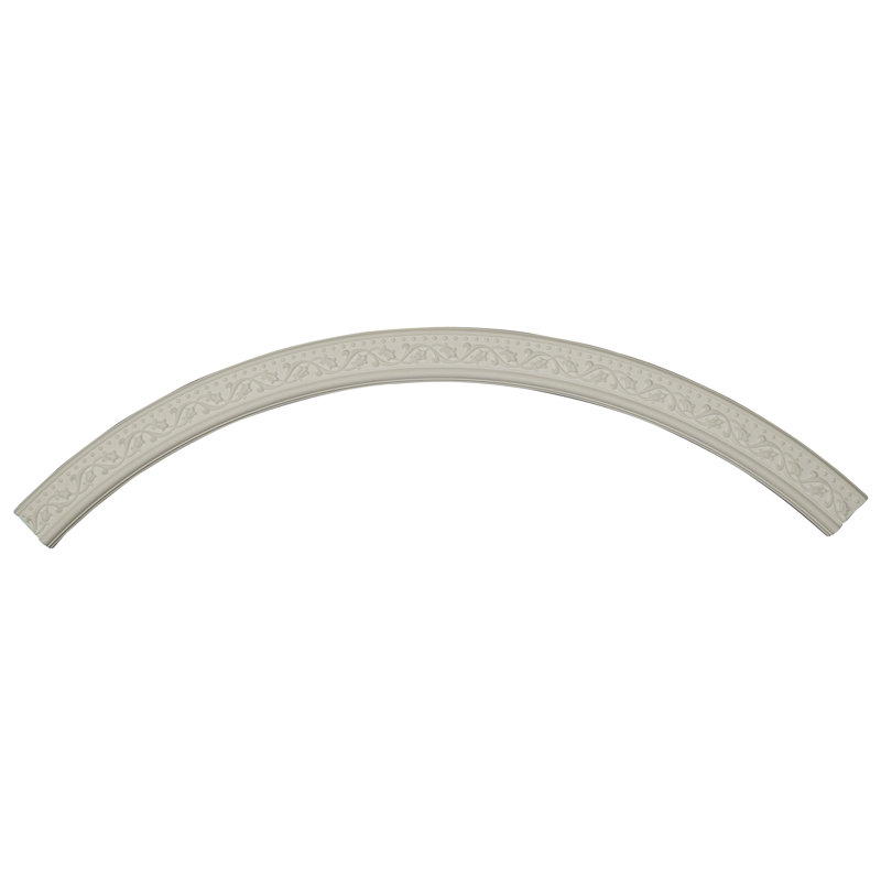 Ensemble d'anneaux de plafond Marcella, H 86,625 po x l 86,625 po x P 0,75 po, Simple (1/4 d'un cercle complet)