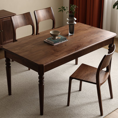Walnut Solid Wood Dining Table