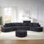 Ensemble de canapé modulaire en tissu chenille-748017643