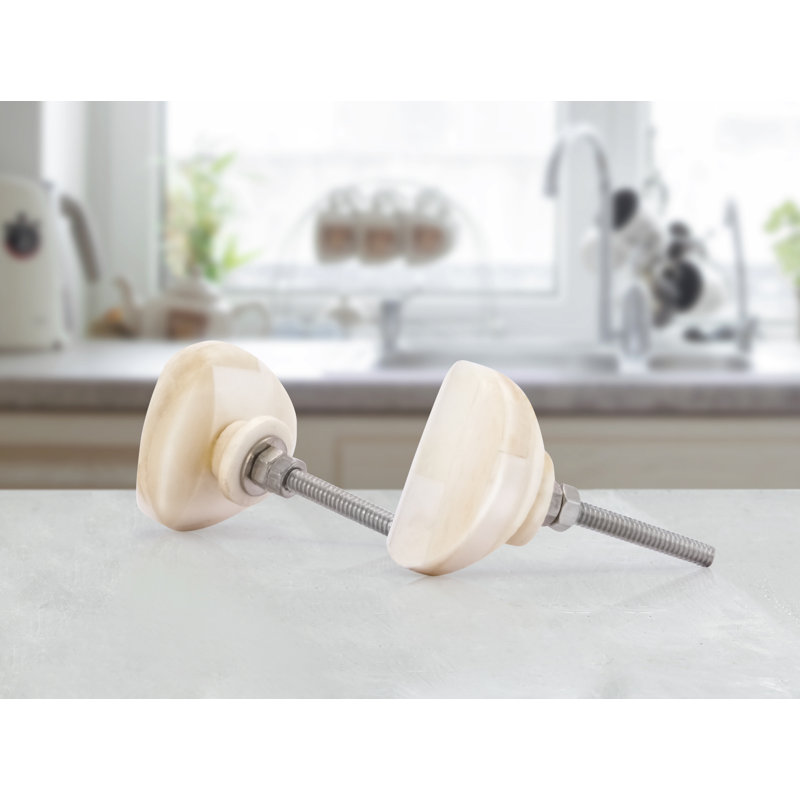 Eclipse 0.875" Length Novelty Knob, Cream