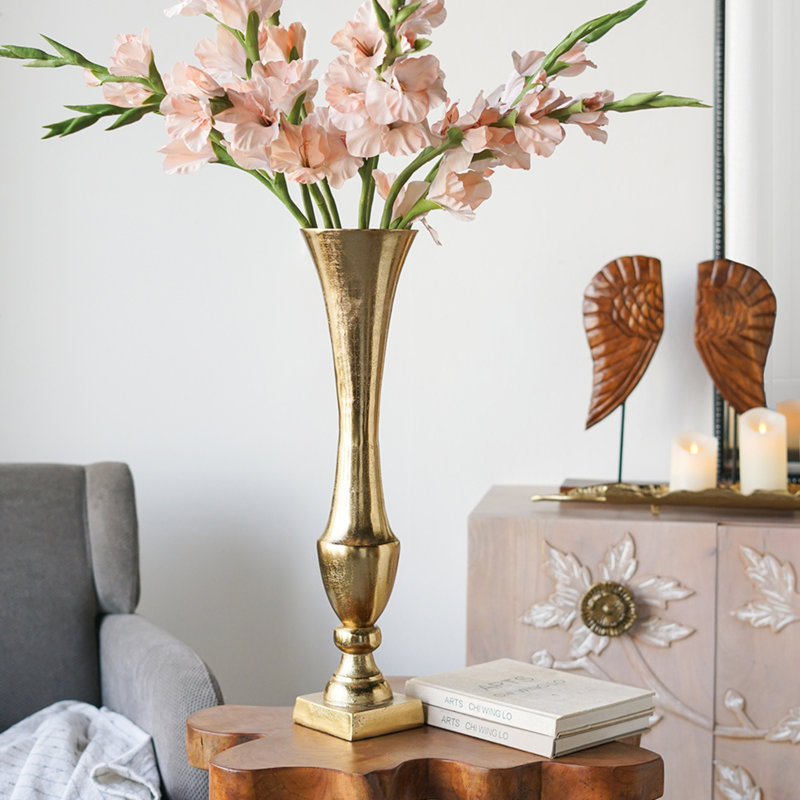 Vase décoratif D6x25 ", H 25 po x l 6 po x P 6 po