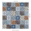 Carreau de mosaïque en verre lustré 12 po x 12 po Toscana