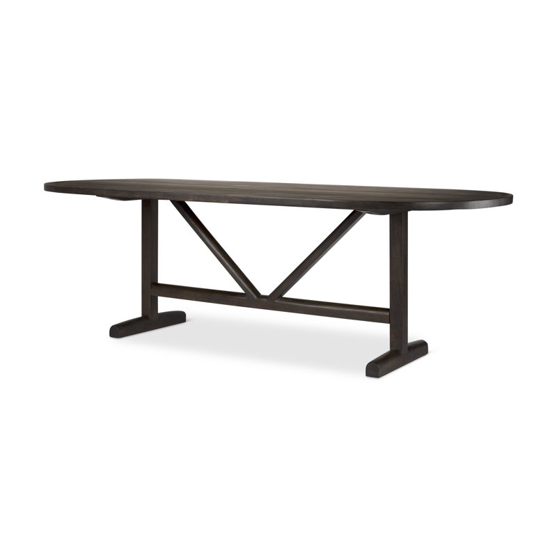 Table de salle à manger Rune, Brun pâle, L 42 po x L 94 po