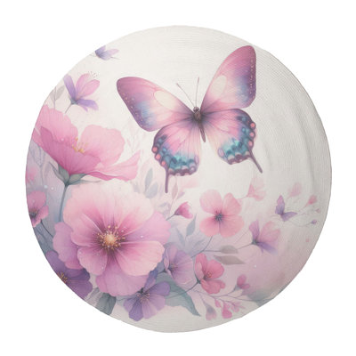 Tapis tressé Bloom & Flutter
