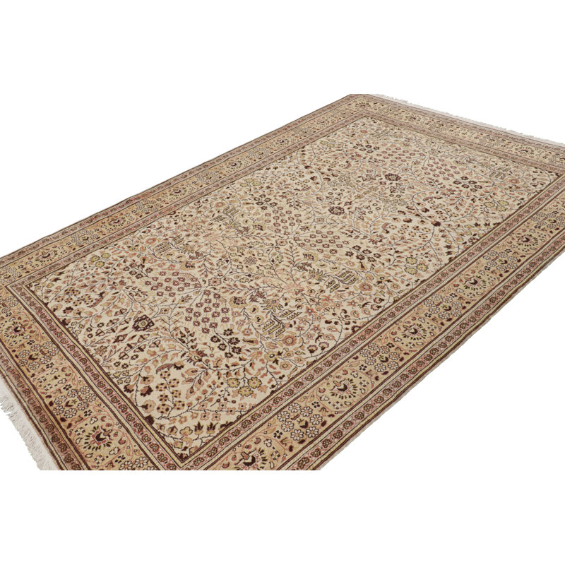 One-of-a-Kind 6’4”x9’7” Hand Knotted Area Rug
