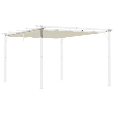 Outsunny Retractable Pergola Shade Cover ONLY