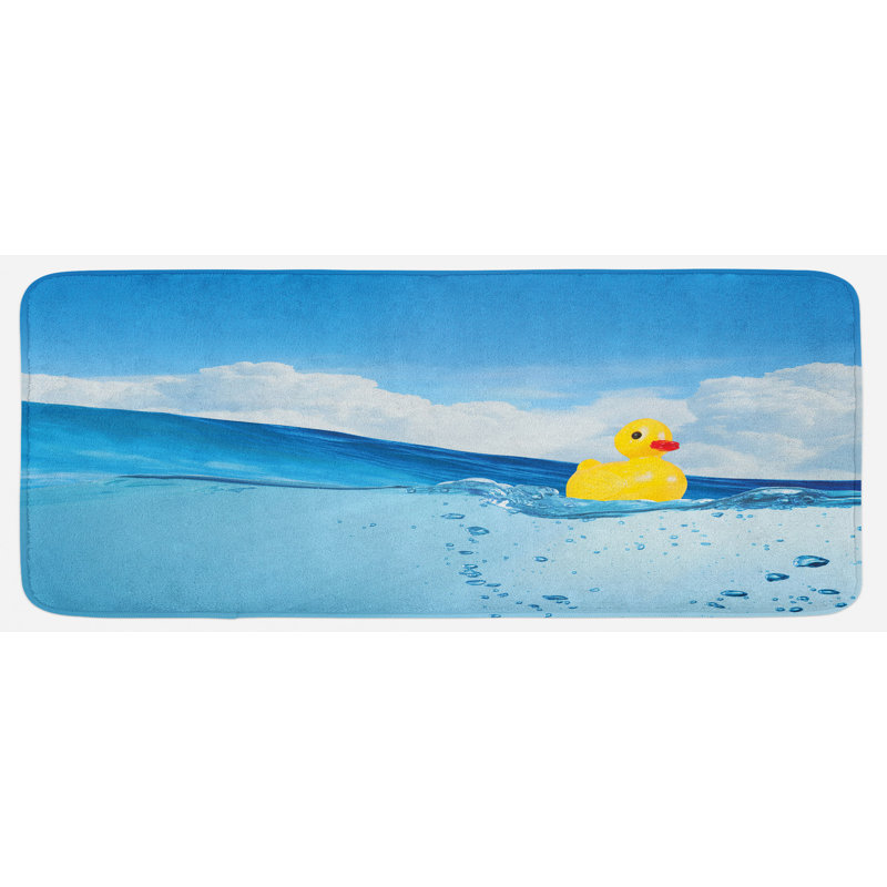 Tapis de cuisine en caoutchouc canard