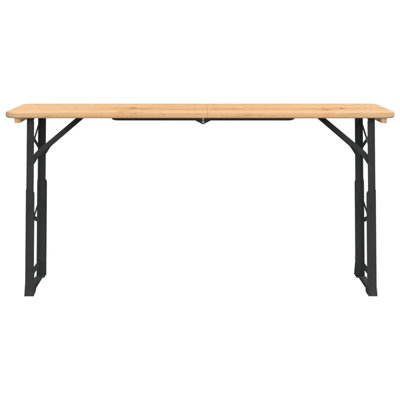 Campingtisch Laxita aus Massivholz