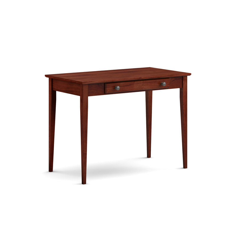 Malani American Built Solid Wood Writer's Desk, Washington Cherry