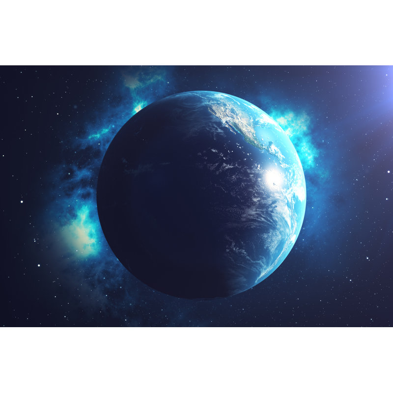 Earth by Rost-9D - Wrapped Canvas Print, 30cm H x 46cm W x 3.8cm D