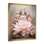 Bouddha rose, lotus de la sagesse sur toile