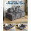 129.8cm Upholstered Futon