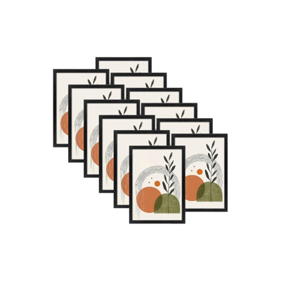 Black Picture Frame - Set of 12