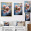Nymphéas, série Claude Monets I sur toile-545476059-770795545