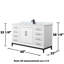 Ensemble de meuble-lavabo simple 60 po Marlena-79721573-79721574