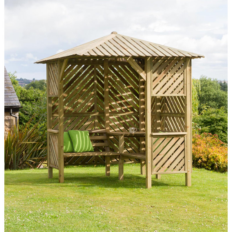 Siguna Solid Wood Outdoor Bench
