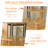 Hexagonal Solid Wood Cat House Compatible with Automatic Litter Boxes