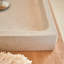 Tikamoon Timon 40mm L x 40mm W Natural Premium Terrazzo Square Sink