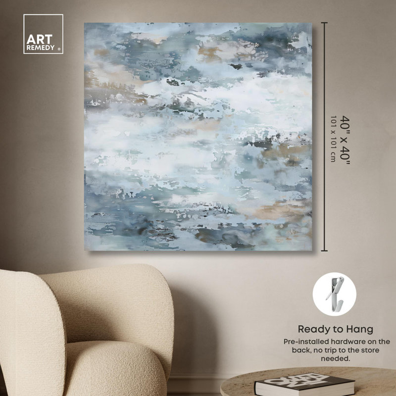 Large Fall Abstract Canvas Art in Rich Colors