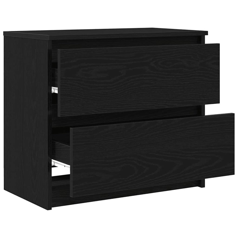  TV Cabinet 35x54 Cm Engineered Wood, Black, 60 cm