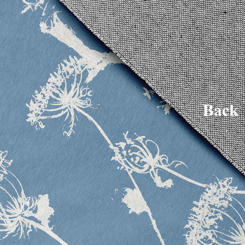 Tapis en chenille Windy Blossom - CRF1398BL47, Bleu