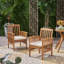CASA ACACIA DINING CHAIR,2PCS With 2 Cushions-399683227-399683224