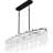 Cassidy 5-Light Matte Black Linear Chandelier