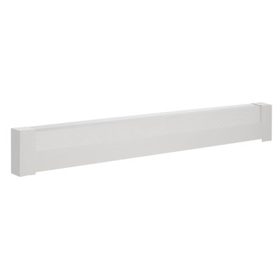 Baseboard Heater Covers, Basic Series 5 Ft Standard Electric Heating Unit Front Cover For Home Improvement, Heavy-Duty Steel, Easy Installation For Bedroom Replacing Old Cover, White