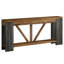 Console très longue 70,9 po, table d'entrée en bois avec rangement