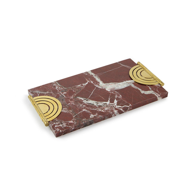 Marble Cheese Board, Red