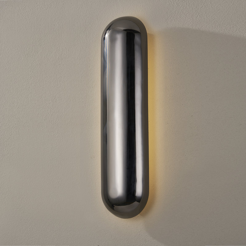 Applique murale 1 lumière WHEELER, Nickel noir
