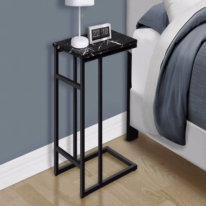 Table d'appoint, en forme de C, bout, côté, contemporain, moderne