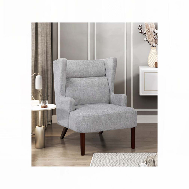 Fauteuil d'appoint en chenille, Gris
