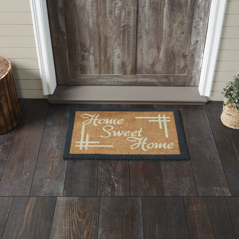 Tapis gris anthracite Timeless Classics Home Sweet Home