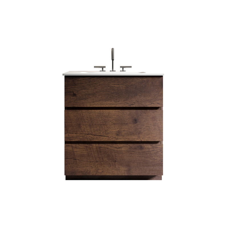 29.9" Large Storage Freestanding Bathroom Vanity