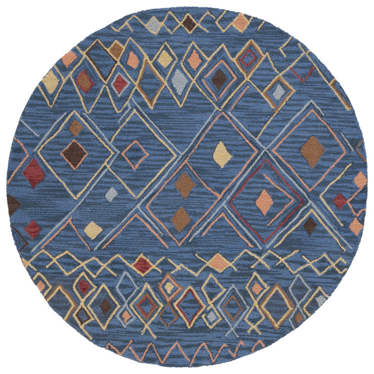 Renfrow Hand Hooked Wool And Cotton Southwestern Rug