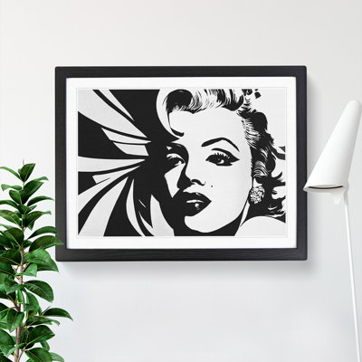 Marilyn Monroe In Monochrome Vol.5 - Single Picture Frame Painting