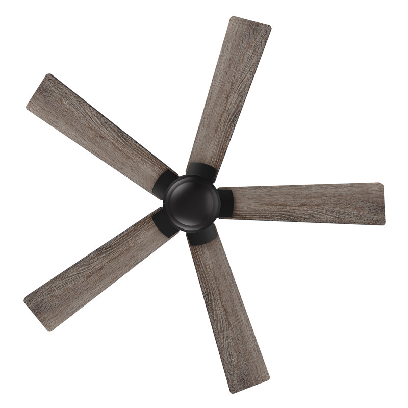 Ventilateur de plafond 52 po encastré à moteur à courant continu sans lumière, télécommande