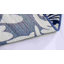 Tapis bleu marine / ivoire à motif floral Ammundsen-1688096086