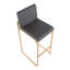 Tabouret de bar et de comptoir à dossier haut Ernestine-357438163-357438169-357438171