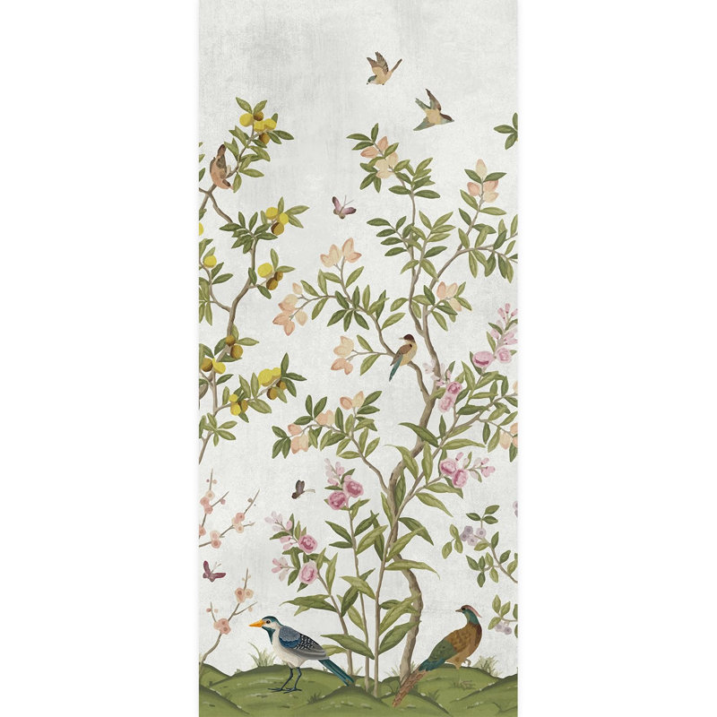 Bordure florale pelez et collez, L 108 po x l 48 po