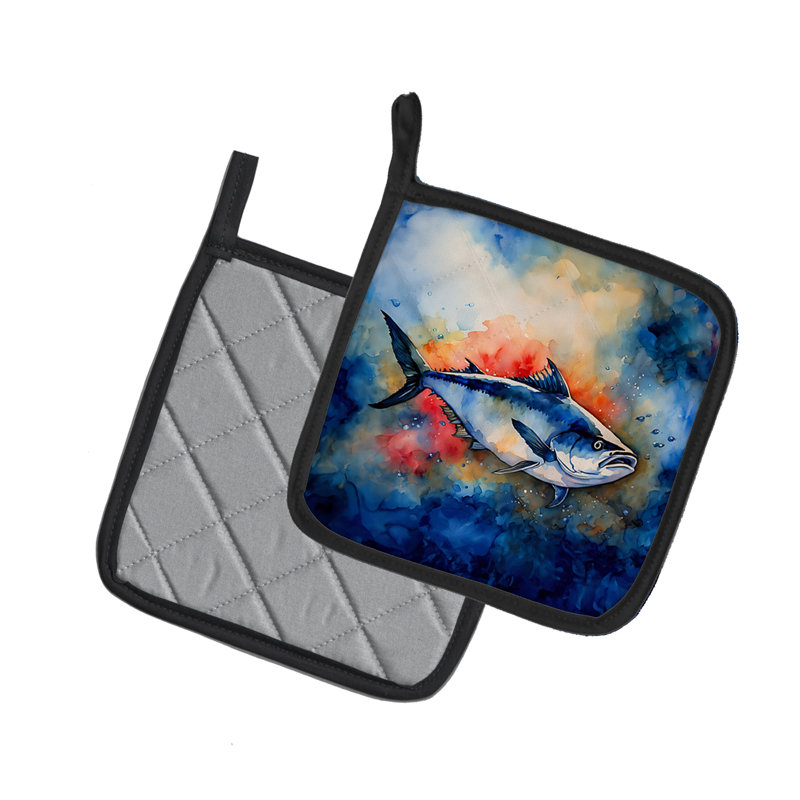 Caroline's Treasures Nautical Collection Polyester Potholder Set